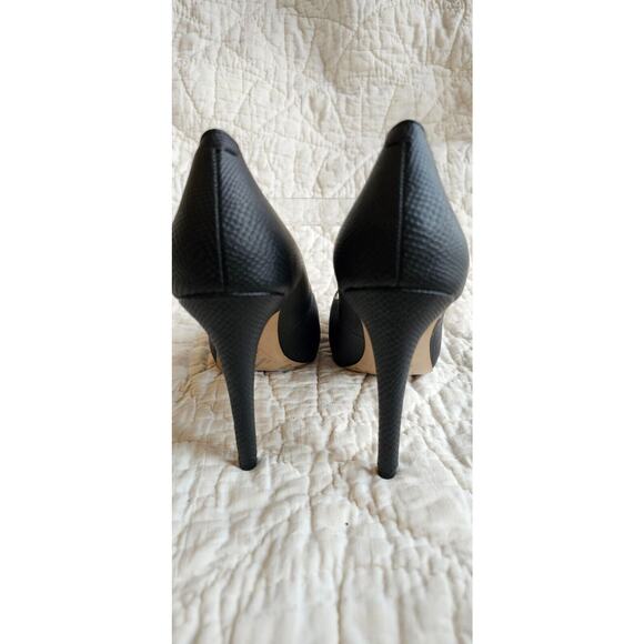 Jessica Simpson Anyelin Heels‎ Pump Black 9.5 Platform Snake 3D Texture EU 41 - Picture 6 of 9